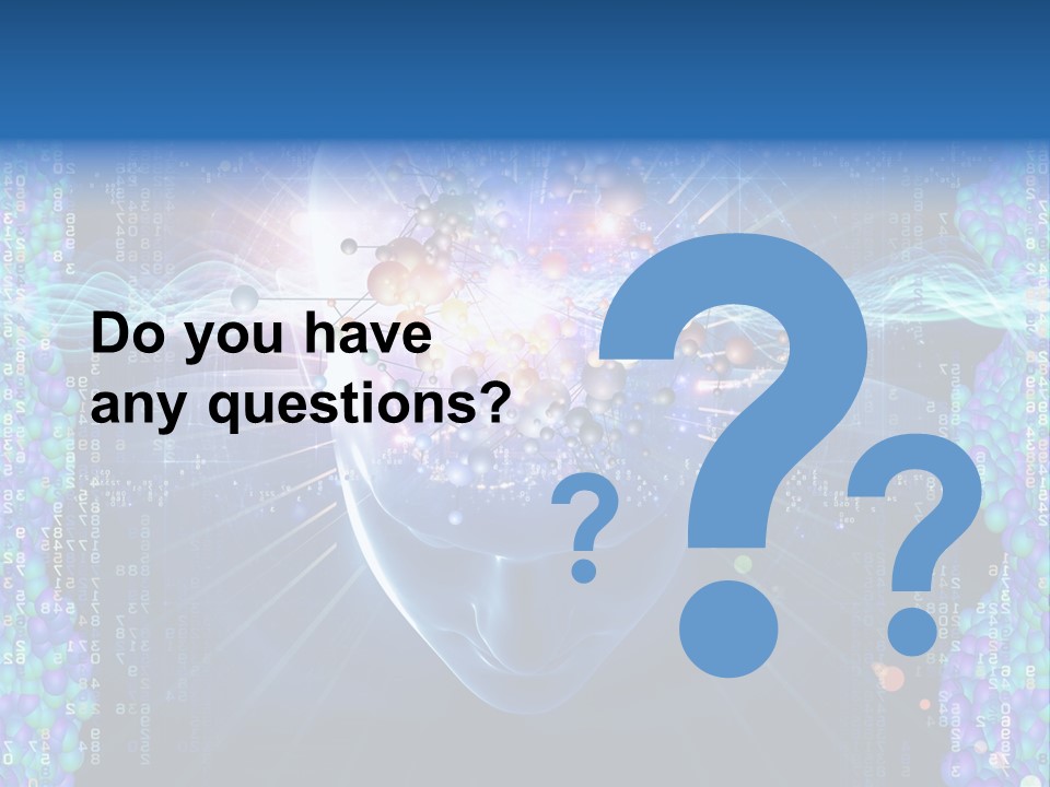 Future Molecule Thought PowerPoint Template