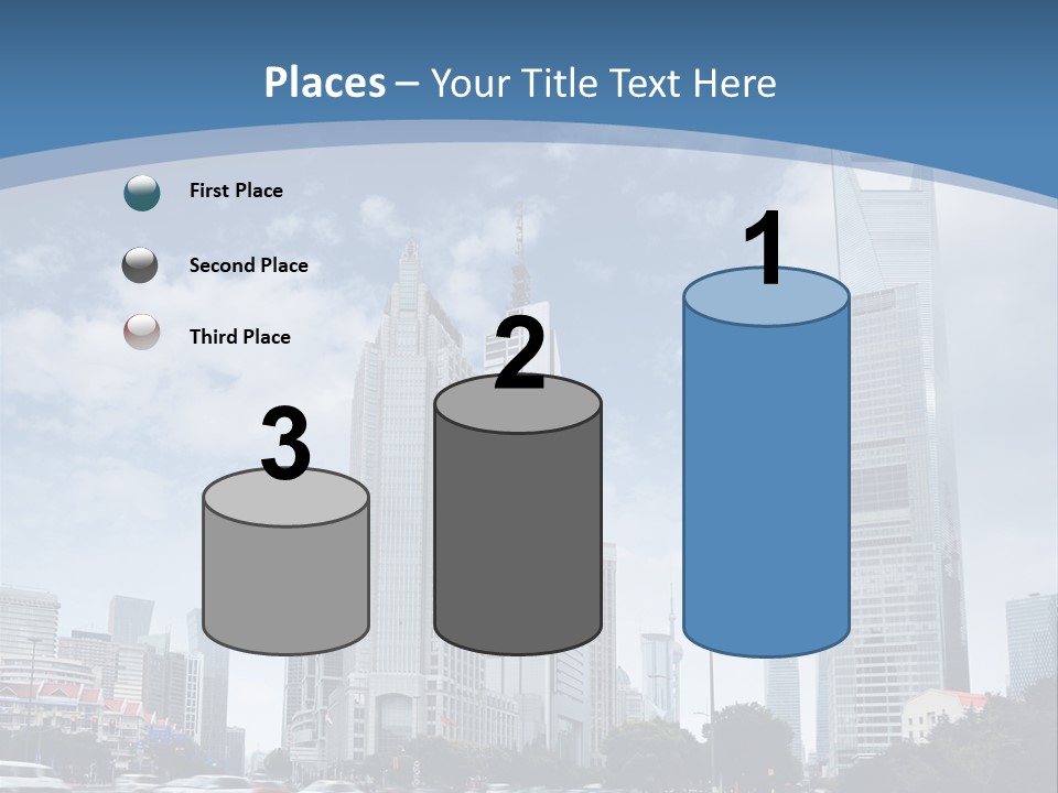 Sky Outdoor Blue PowerPoint Template