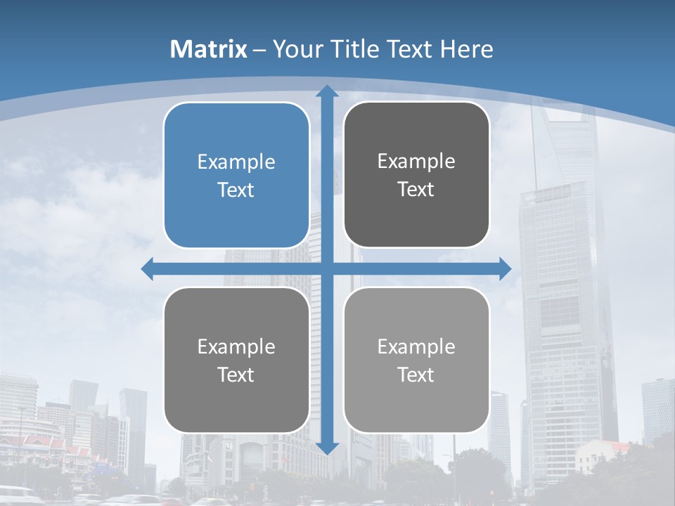 Sky Outdoor Blue PowerPoint Template