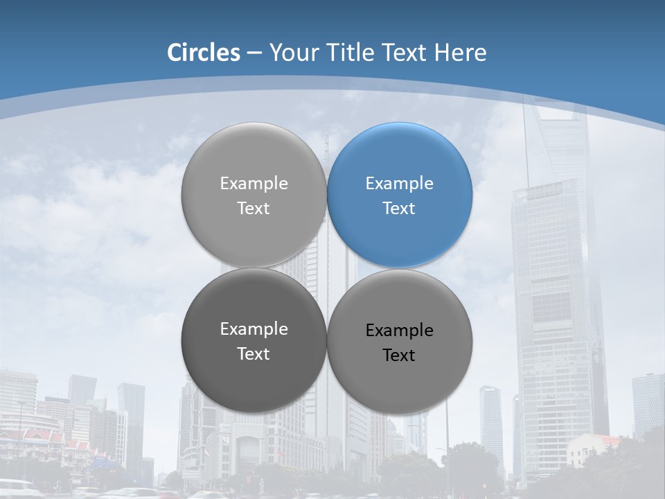 Sky Outdoor Blue PowerPoint Template