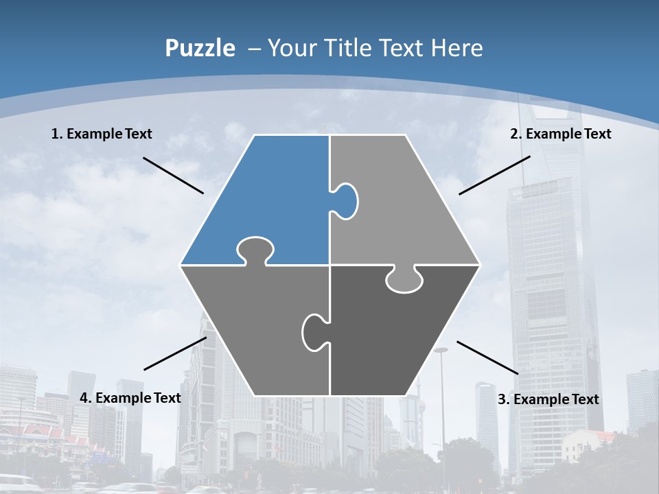 Sky Outdoor Blue PowerPoint Template