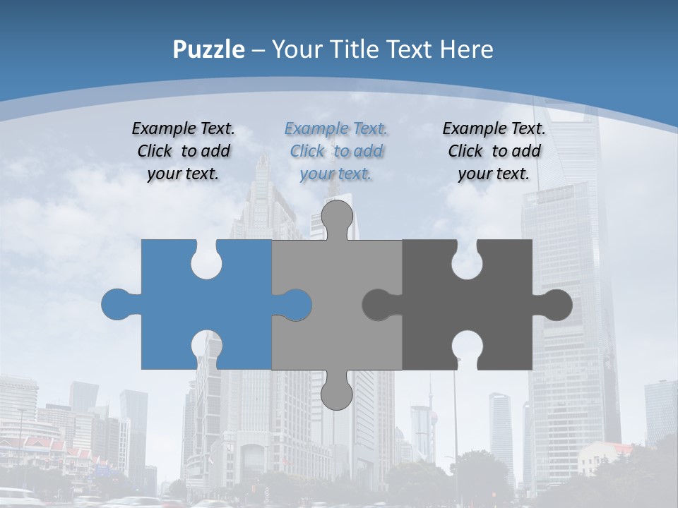 Sky Outdoor Blue PowerPoint Template