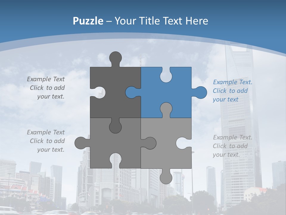 Sky Outdoor Blue PowerPoint Template