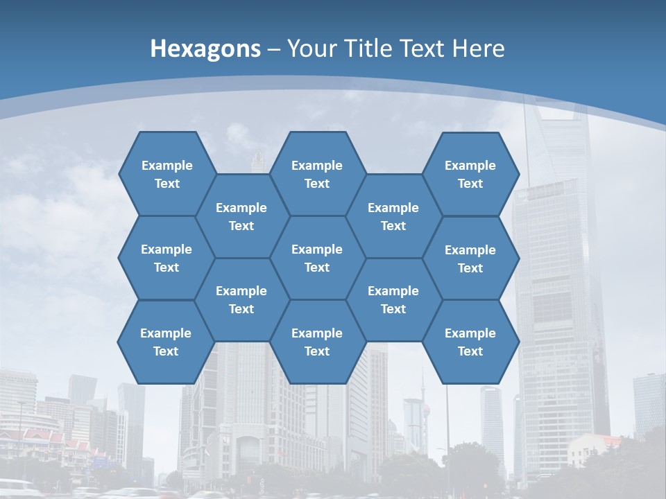 Sky Outdoor Blue PowerPoint Template