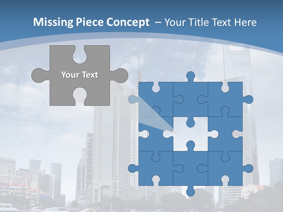 Sky Outdoor Blue PowerPoint Template