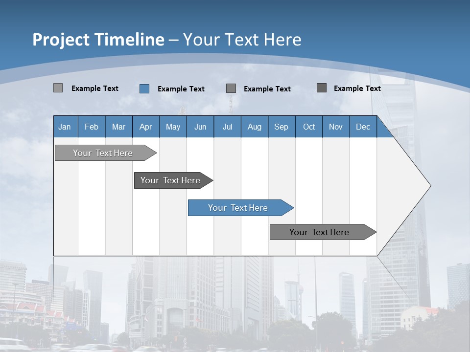 Sky Outdoor Blue PowerPoint Template