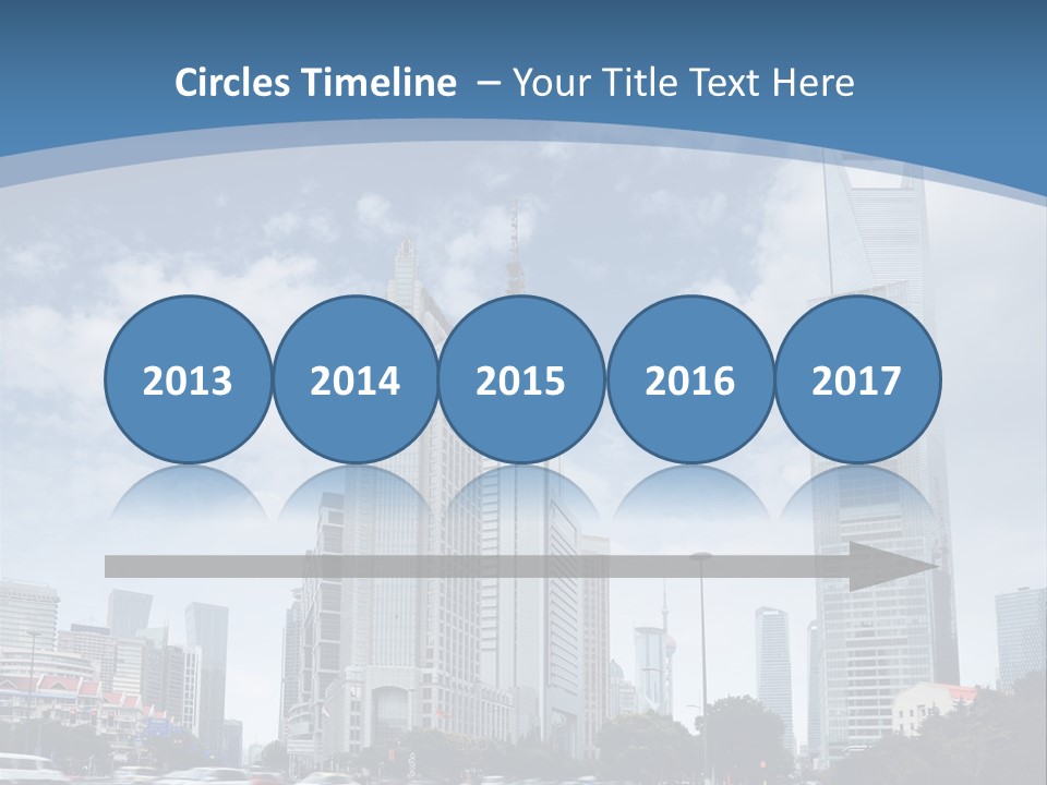 Sky Outdoor Blue PowerPoint Template