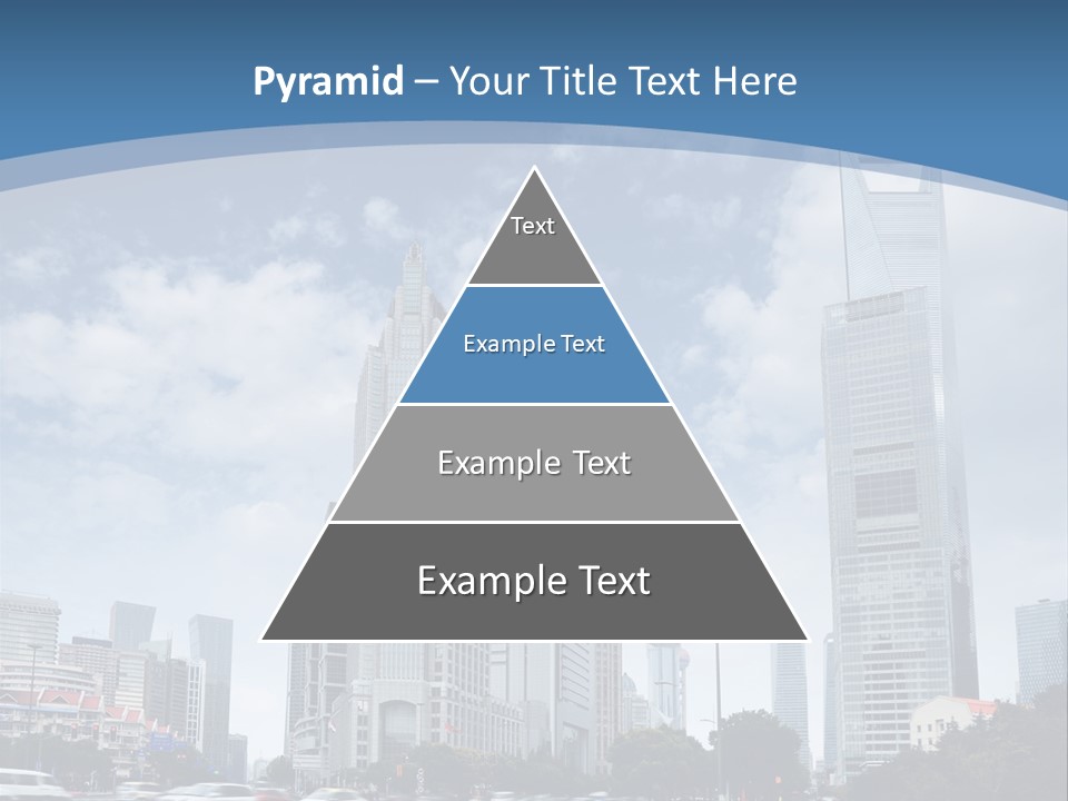 Sky Outdoor Blue PowerPoint Template