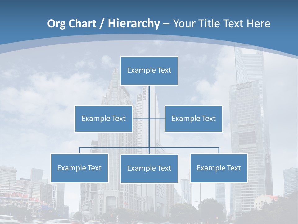 Sky Outdoor Blue PowerPoint Template