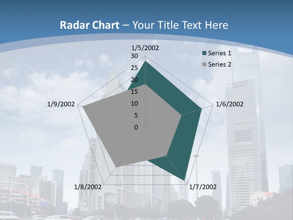 Sky Outdoor Blue PowerPoint Template