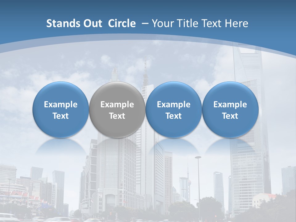 Sky Outdoor Blue PowerPoint Template