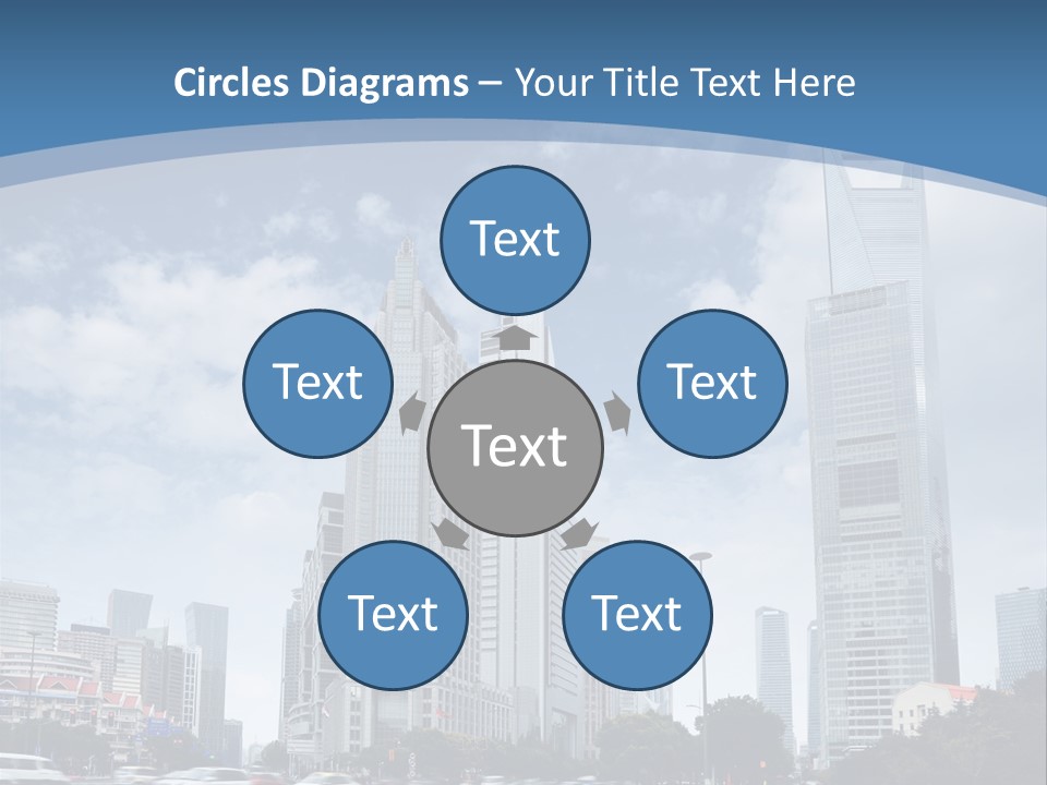 Sky Outdoor Blue PowerPoint Template