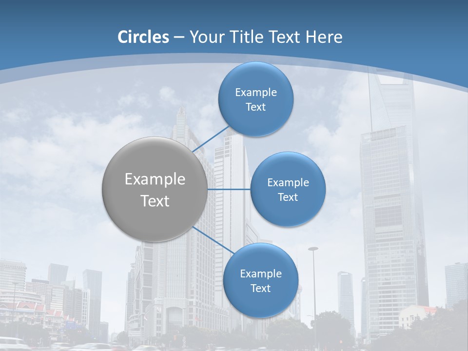 Sky Outdoor Blue PowerPoint Template