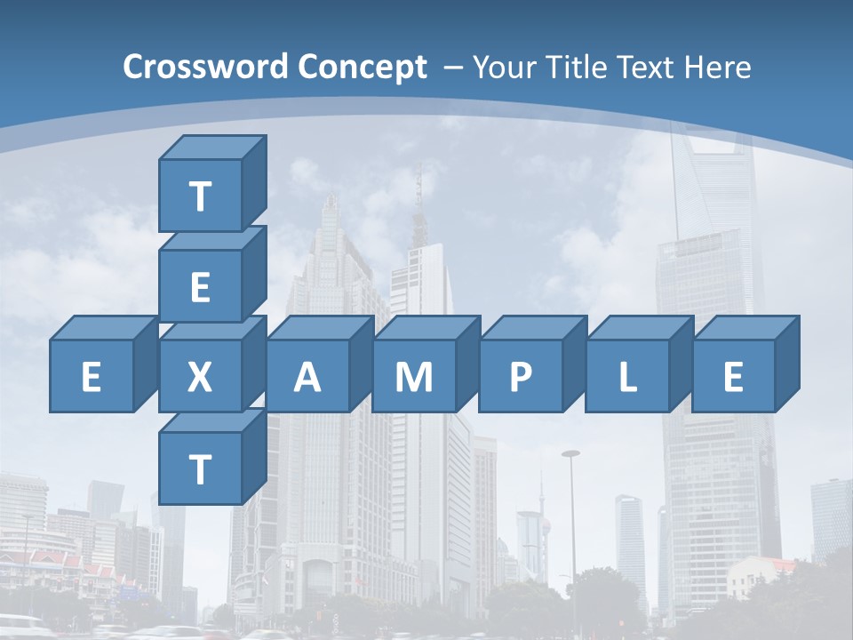 Sky Outdoor Blue PowerPoint Template