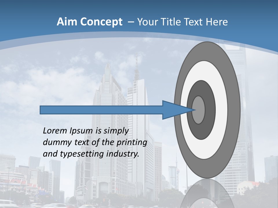 Sky Outdoor Blue PowerPoint Template