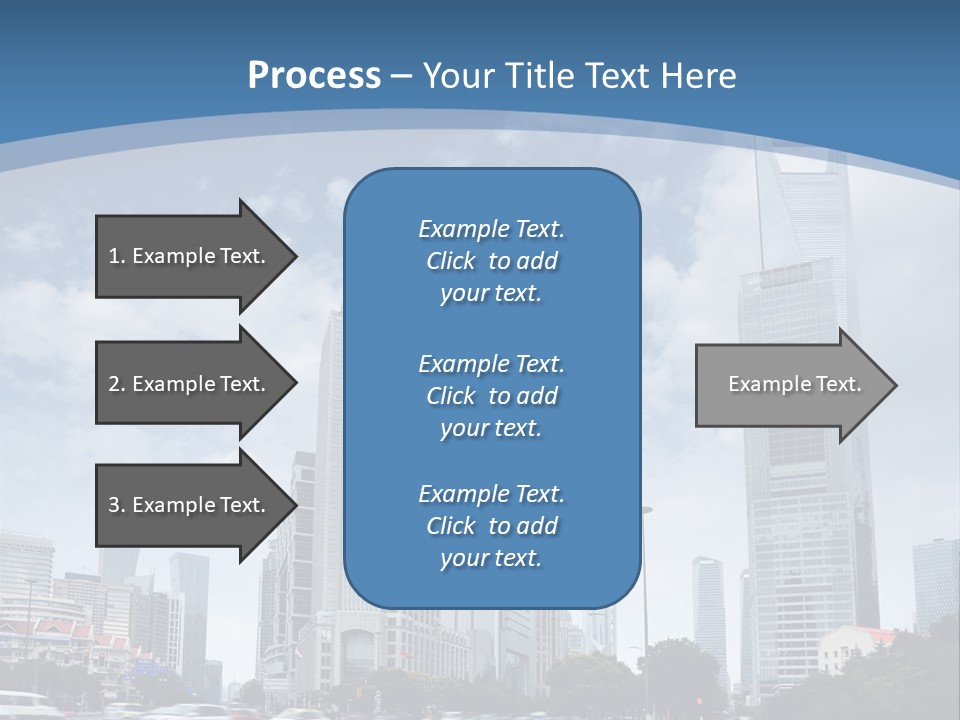 Sky Outdoor Blue PowerPoint Template