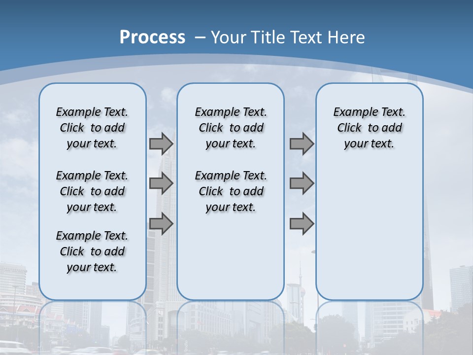 Sky Outdoor Blue PowerPoint Template
