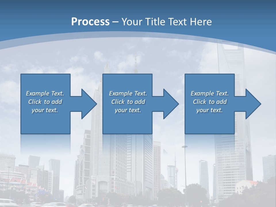 Sky Outdoor Blue PowerPoint Template