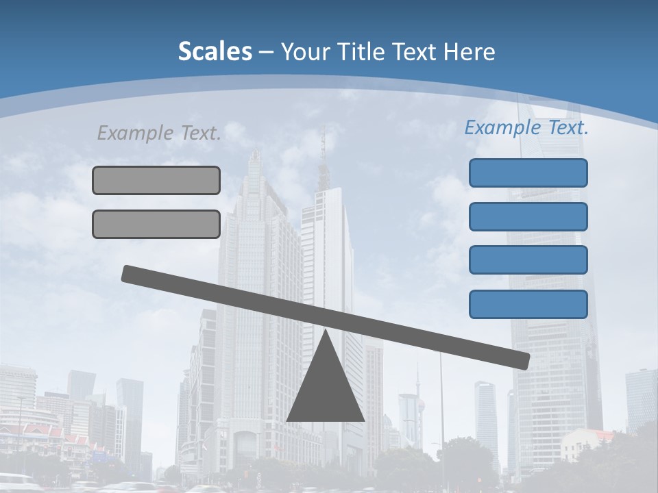 Sky Outdoor Blue PowerPoint Template