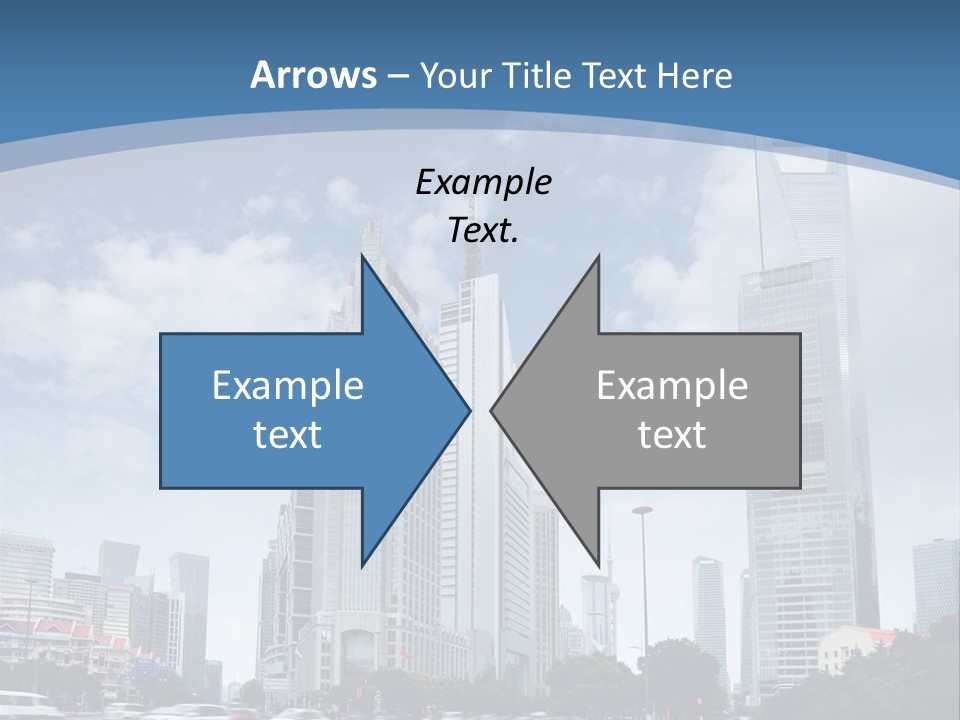 Sky Outdoor Blue PowerPoint Template