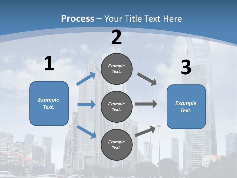 Sky Outdoor Blue PowerPoint Template