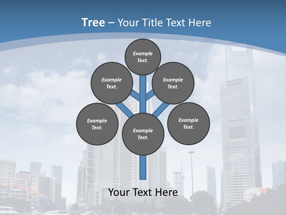 Sky Outdoor Blue PowerPoint Template