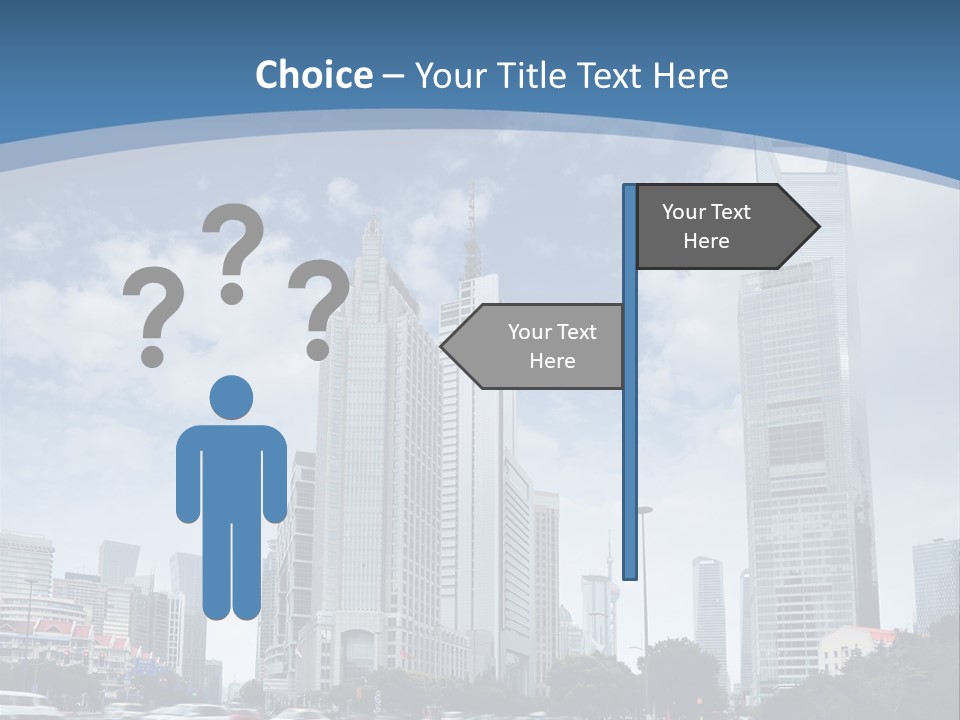 Sky Outdoor Blue PowerPoint Template