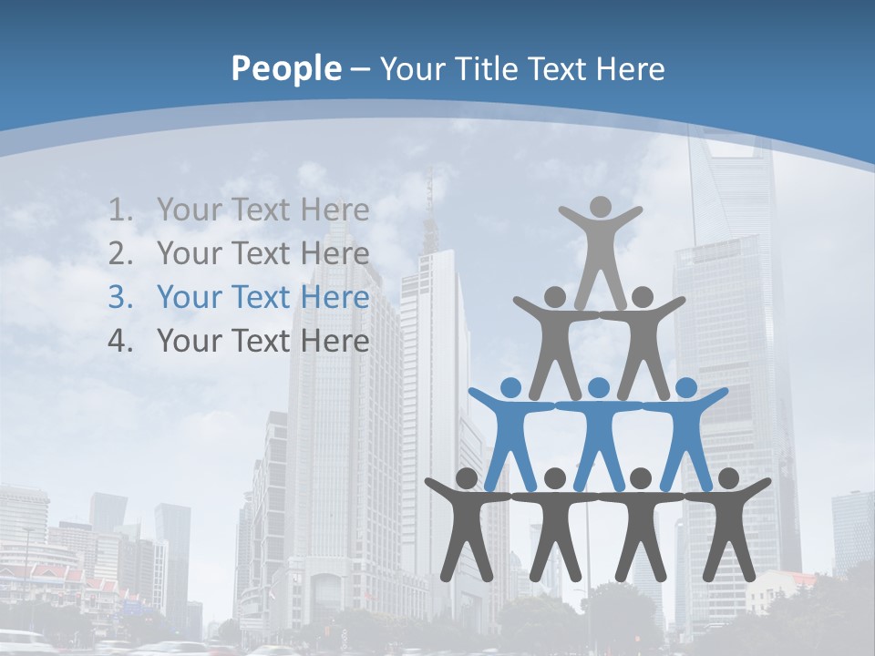 Sky Outdoor Blue PowerPoint Template