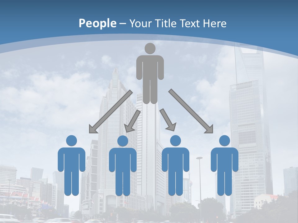 Sky Outdoor Blue PowerPoint Template