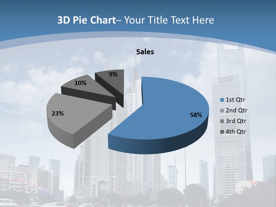 Sky Outdoor Blue PowerPoint Template