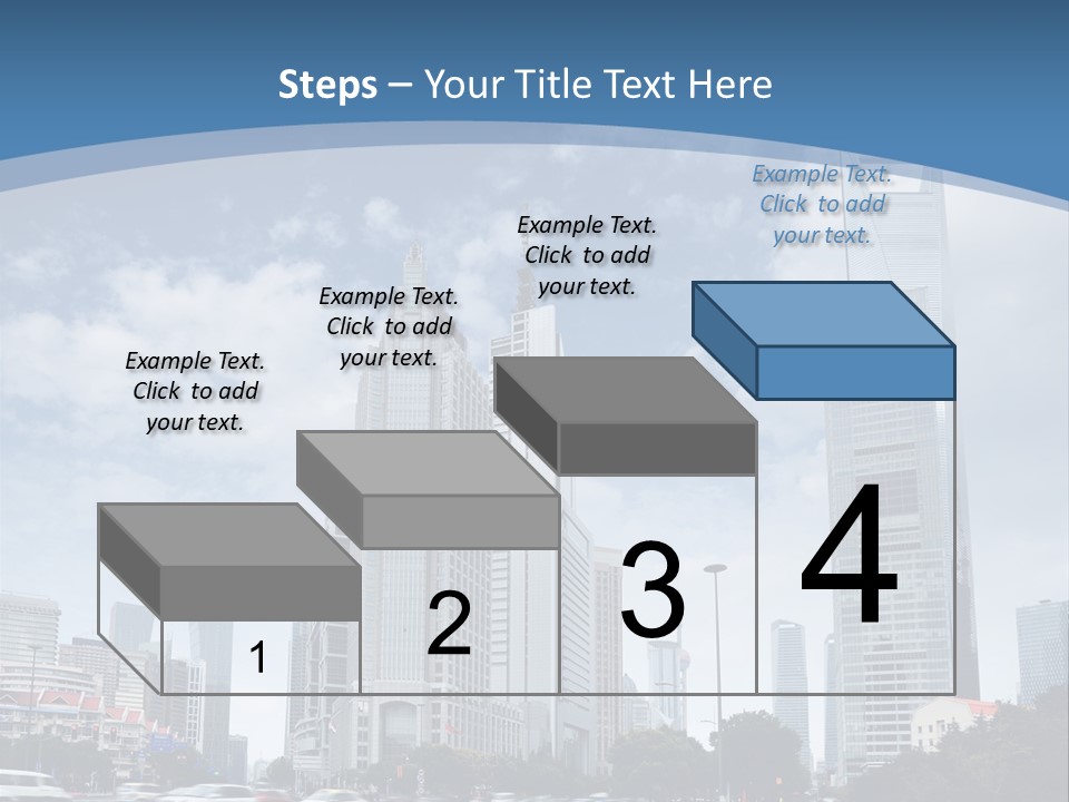 Sky Outdoor Blue PowerPoint Template