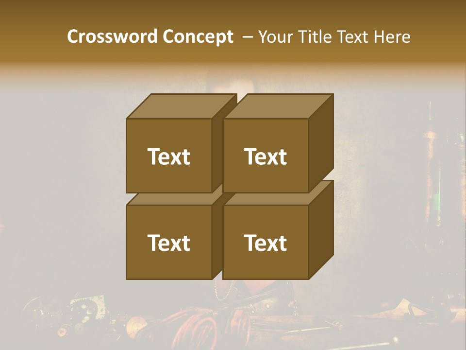 Business Minutieux Foulard PowerPoint Template
