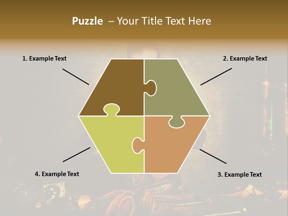 Business Minutieux Foulard PowerPoint Template