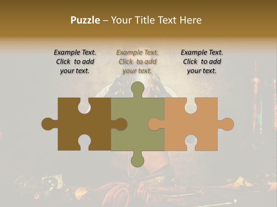 Business Minutieux Foulard PowerPoint Template