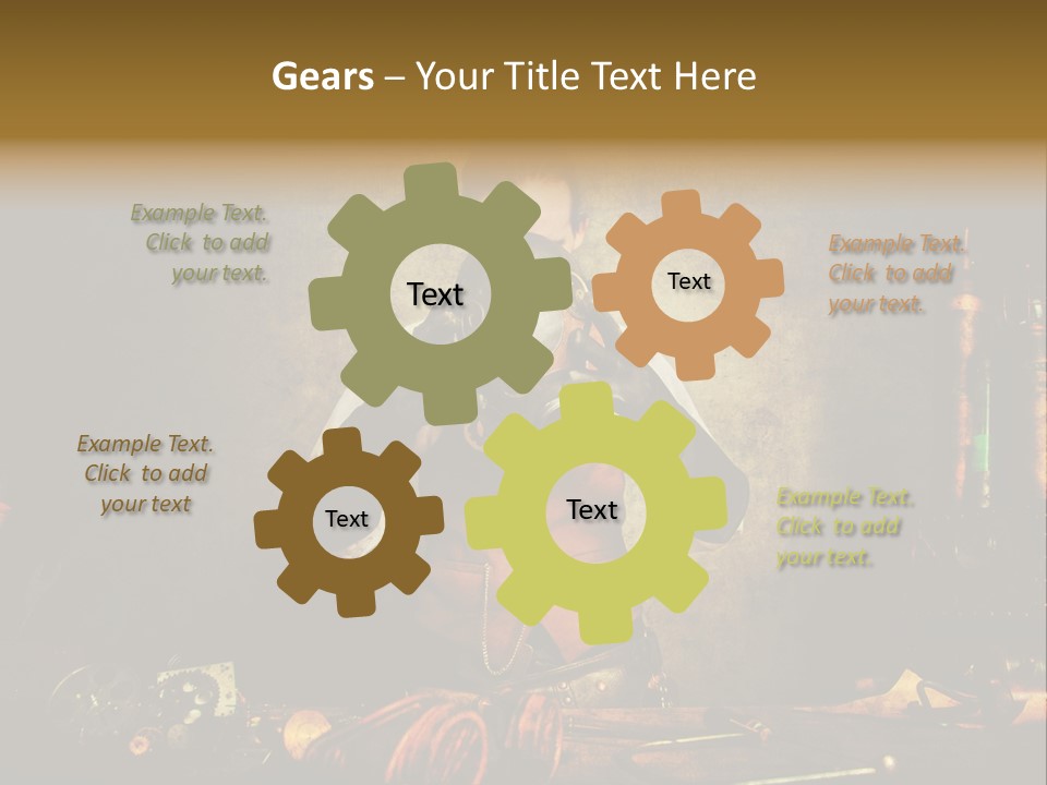 Business Minutieux Foulard PowerPoint Template