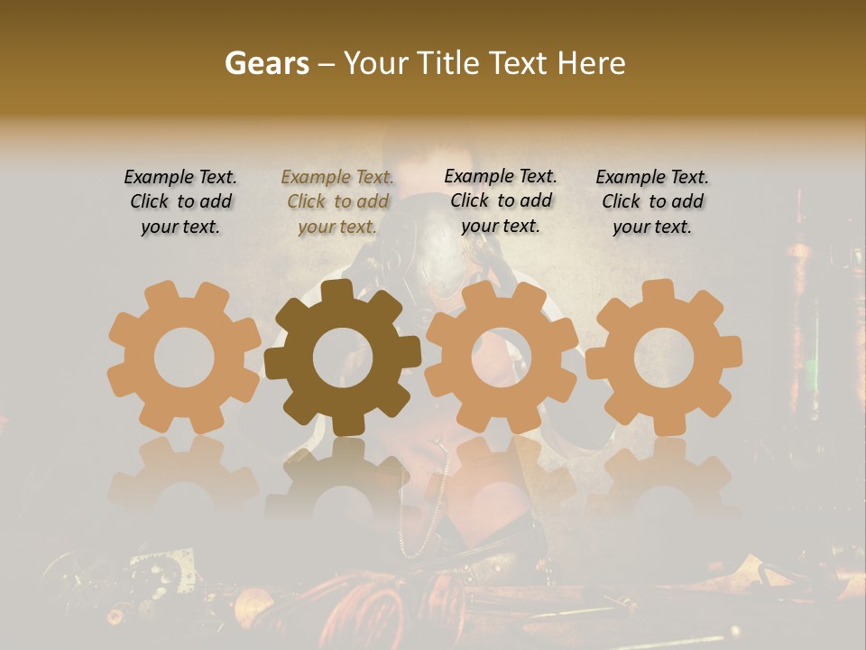 Business Minutieux Foulard PowerPoint Template