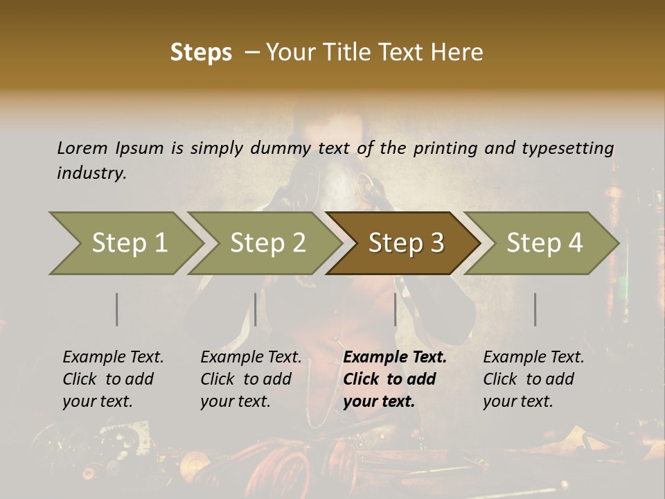 Business Minutieux Foulard PowerPoint Template