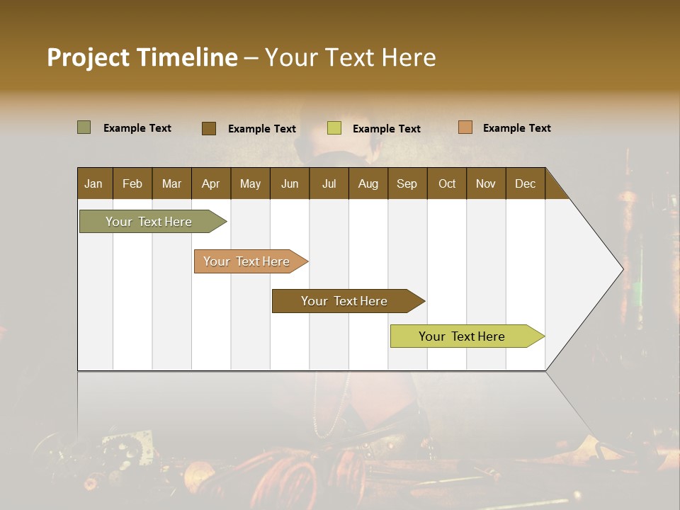 Business Minutieux Foulard PowerPoint Template