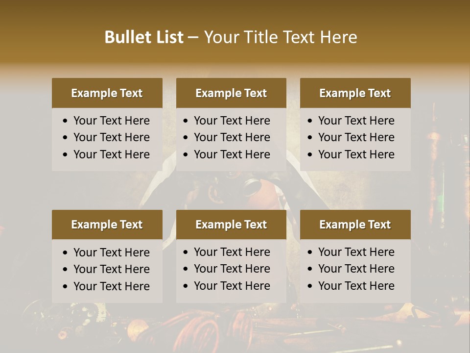 Business Minutieux Foulard PowerPoint Template