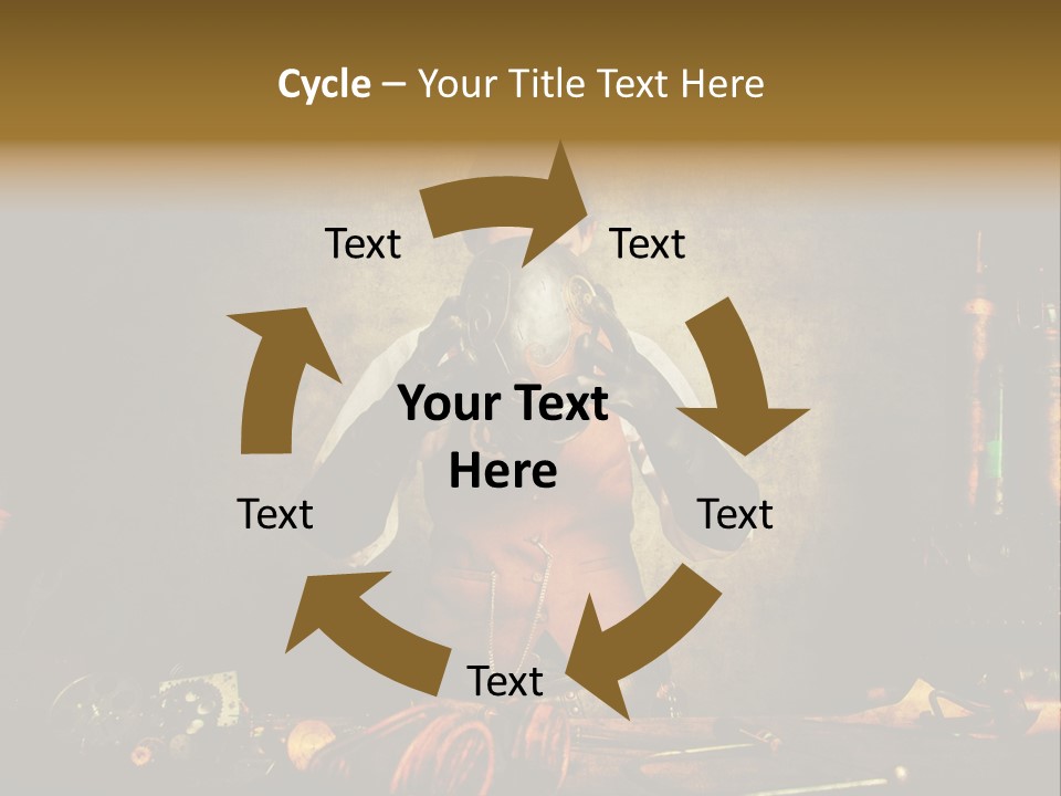 Business Minutieux Foulard PowerPoint Template