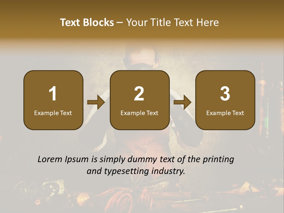 Business Minutieux Foulard PowerPoint Template