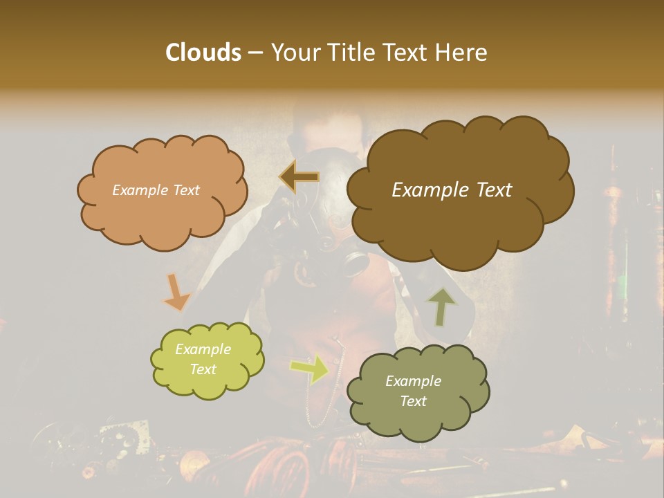 Business Minutieux Foulard PowerPoint Template