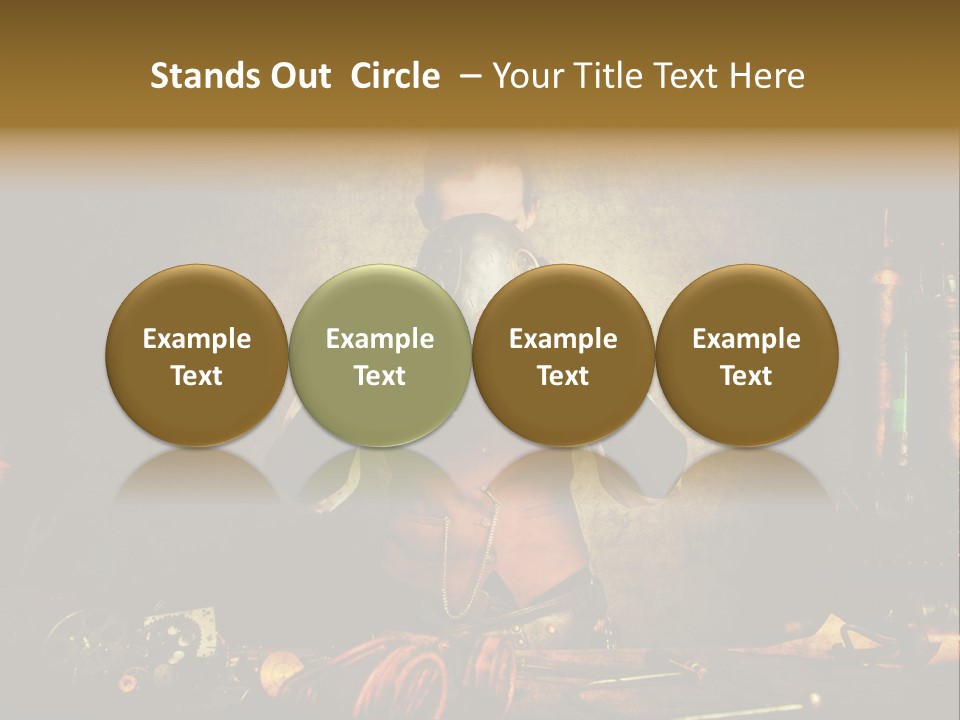 Business Minutieux Foulard PowerPoint Template