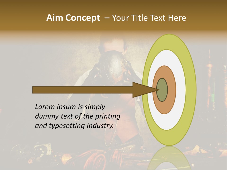 Business Minutieux Foulard PowerPoint Template