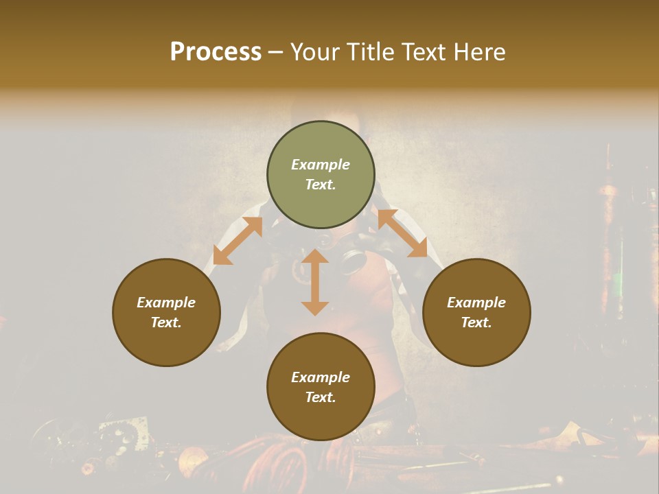 Business Minutieux Foulard PowerPoint Template