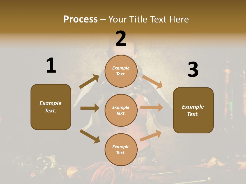 Business Minutieux Foulard PowerPoint Template