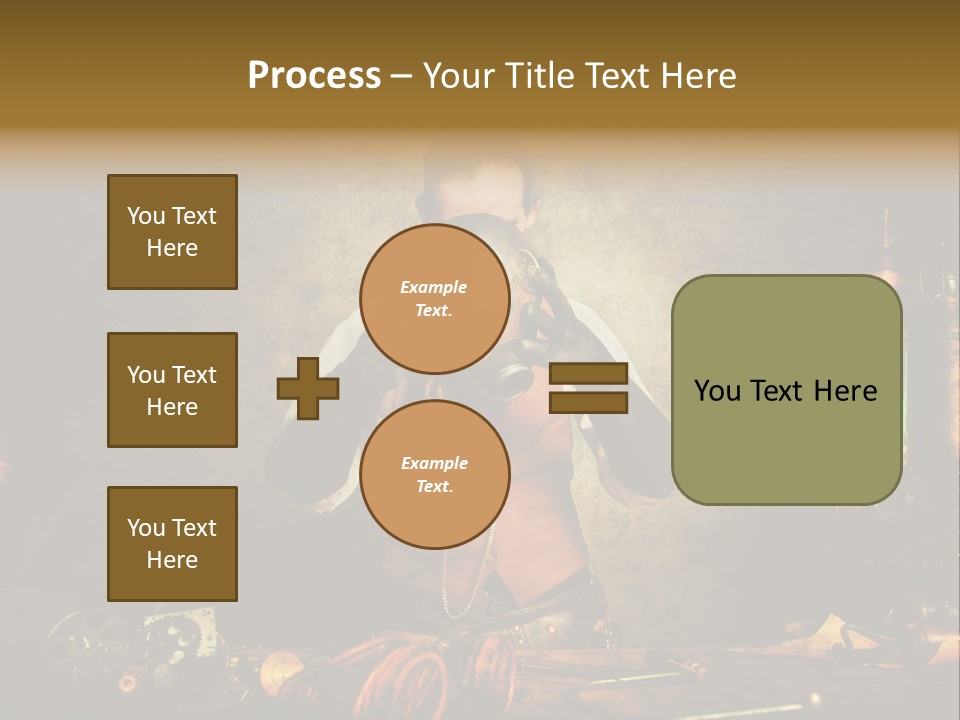 Business Minutieux Foulard PowerPoint Template
