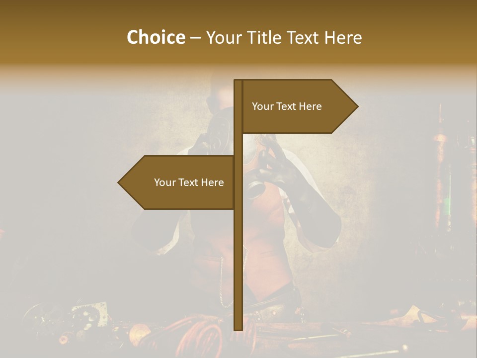 Business Minutieux Foulard PowerPoint Template