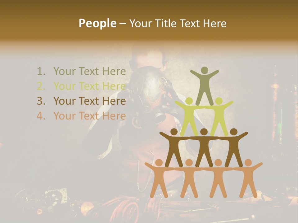 Business Minutieux Foulard PowerPoint Template