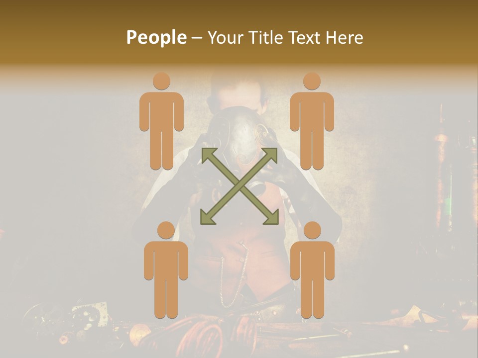 Business Minutieux Foulard PowerPoint Template